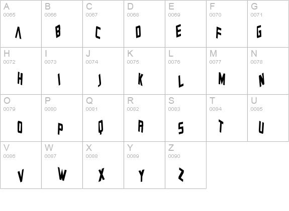 Zero Gravity details - Free Fonts at FontZone.net