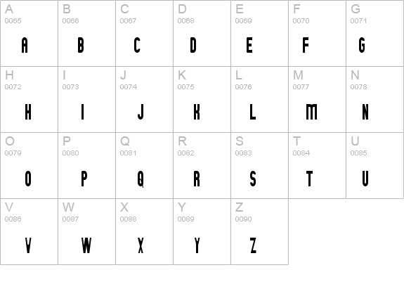 Zillah Modern Narrow details - Free Fonts at FontZone.net