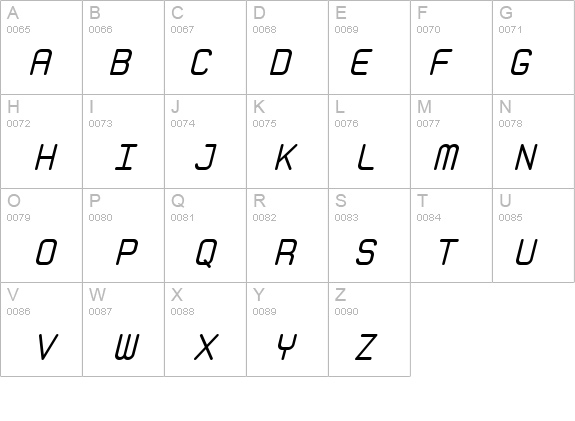 Zolan Mono BTN Oblique details - Free Fonts at FontZone.net