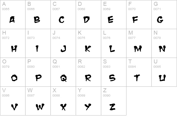 Zombie Guts Squished details - Free Fonts at FontZone.net