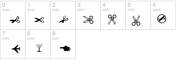 A&L Dingbats 1 Normal details - Free Fonts at FontZone.net