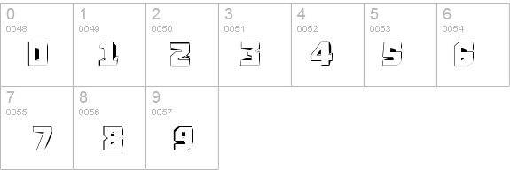 a_Simpler3DCuted details - Free Fonts at FontZone.net