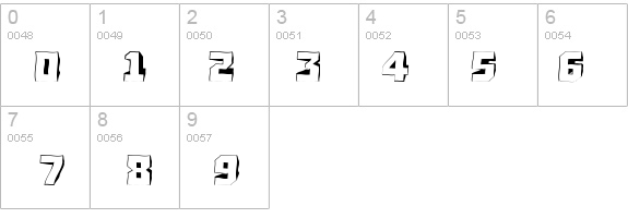 a_Simpler3DWaved details - Free Fonts at FontZone.net