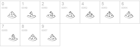 Accent Watermelon details - Free Fonts at FontZone.net