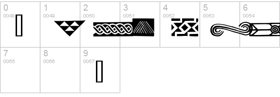 African Ornaments One details - Free Fonts at FontZone.net