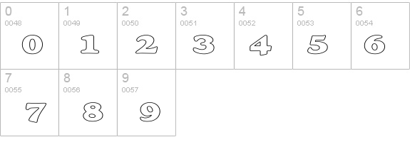 Alexuss Heavy Hollow Wide details - Free Fonts at FontZone.net