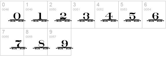 AlphabetTrain details - Free Fonts at FontZone.net