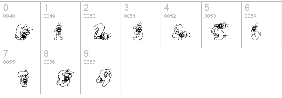 AlphaBizzyBee details - Free Fonts at FontZone.net
