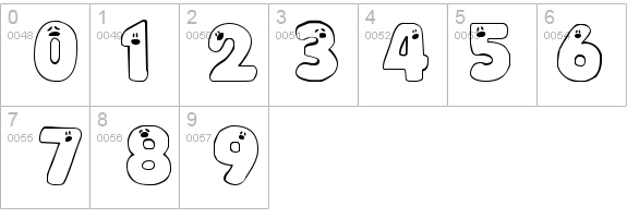 AnniesPeepers details - Free Fonts at FontZone.net