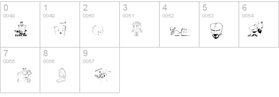 aqua teen hunger font  (c) adult swim details - Free Fonts at FontZone.net