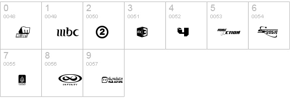 Arab TV logos details - Free Fonts at FontZone.net