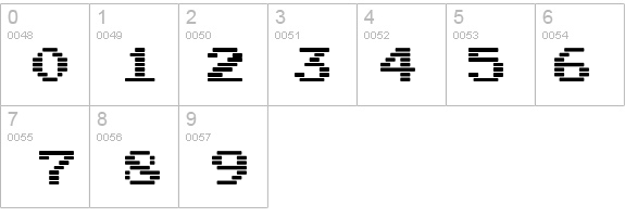 Arcade Interlaced details - Free Fonts at FontZone.net