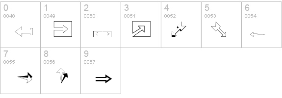 ARROWSOT-Normal details - Free Fonts at FontZone.net