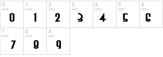 Asia-Extended Bold details - Free Fonts at FontZone.net