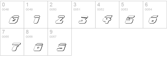 Astropolis Laser 3D Italic details - Free Fonts at FontZone.net