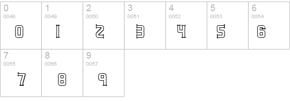 Ataxia Outline (BRK) details - Free Fonts at FontZone.net