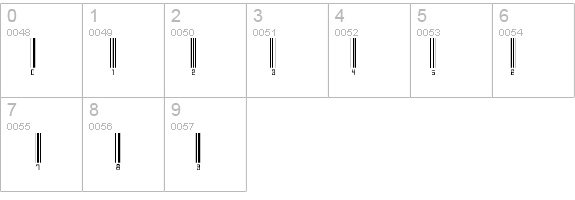 barcode font details - Free Fonts at FontZone.net