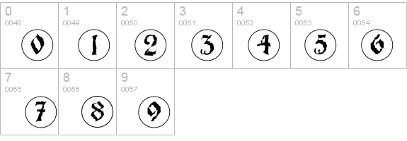 Barlos-RandomRings details - Free Fonts at FontZone.net