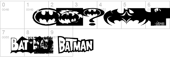 Batman The Dark Knight details - Free Fonts at FontZone.net