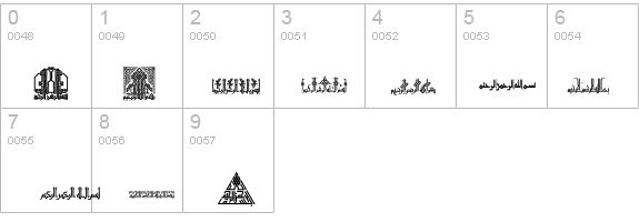 Besmellah 4  details - Free Fonts at FontZone.net