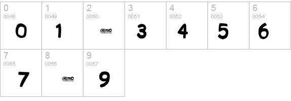 bipDEMO details - Free Fonts at FontZone.net