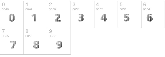 BlackWhiteGridsB details - Free Fonts at FontZone.net