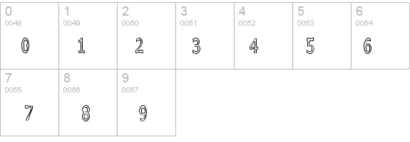 Boneribbon Tall Outline details - Free Fonts at FontZone.net