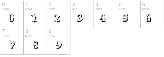 BONKERS - shadow details - Free Fonts at FontZone.net