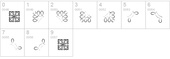 Borderbats Filligree details - Free Fonts at FontZone.net