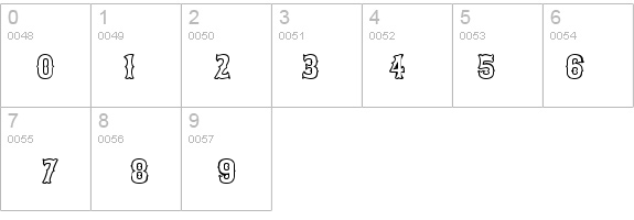 Bosox Outline Heavy details - Free Fonts at FontZone.net