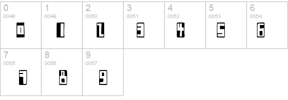 Box Font Negative details - Free Fonts at FontZone.net