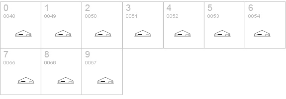 Buildings details - Free Fonts at FontZone.net