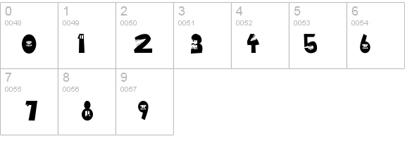 Byte  Caps details - Free Fonts at FontZone.net