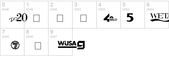 CableDingbats details - Free Fonts at FontZone.net