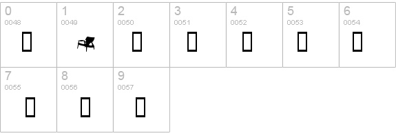 CadeirasPC details - Free Fonts at FontZone.net