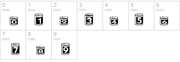 CanGoods details - Free Fonts at FontZone.net
