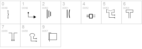 Circuit Board details - Free Fonts at FontZone.net
