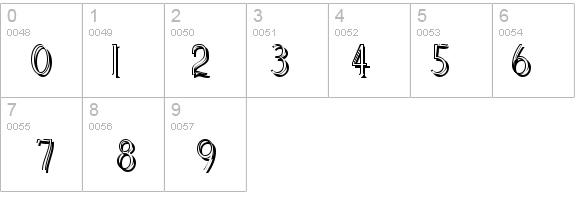 Cleaver's_Juvenia_Shadowed details - Free Fonts at FontZone.net