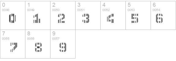 CMC7 details - Free Fonts at FontZone.net