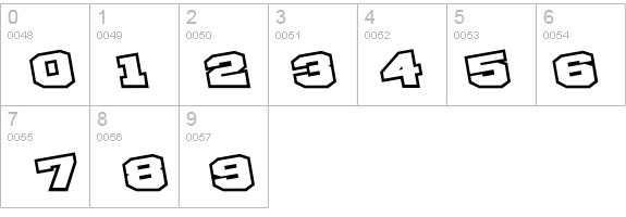 D3 Egoistism outline extra details - Free Fonts at FontZone.net