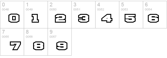 D3 Egoistism outline details - Free Fonts at FontZone.net