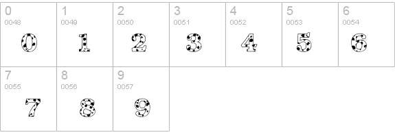 Dalmatian details - Free Fonts at FontZone.net