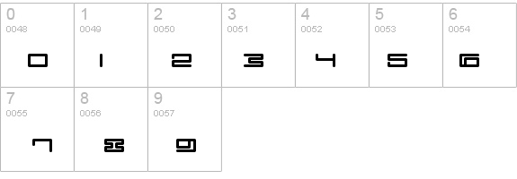 Digit   Cube details - Free Fonts at FontZone.net