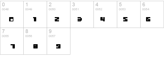 Digit   LoFi details - Free Fonts at FontZone.net