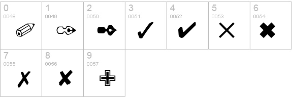 dingbats-Thin details - Free Fonts at FontZone.net