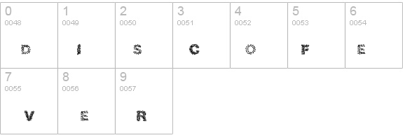 discotech details - Free Fonts at FontZone.net