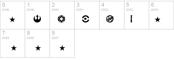 Distant Galaxy Symbols details - Free Fonts at FontZone.net