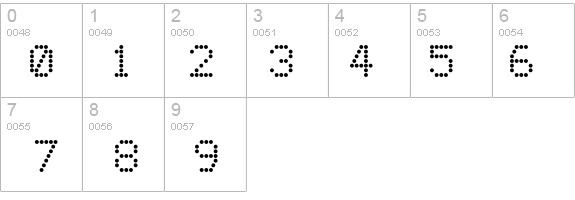 DotMatrix Regular details - Free Fonts at FontZone.net
