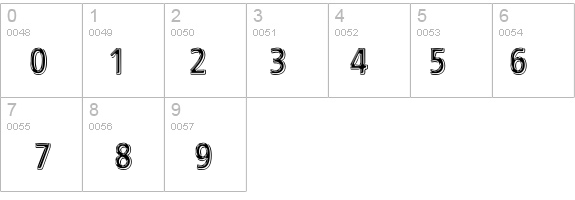 EFN Black Chrome details - Free Fonts at FontZone.net