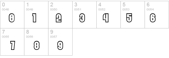 Eight Track program 3 details - Free Fonts at FontZone.net